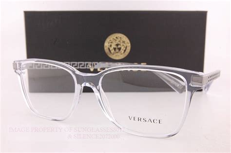 versace eyeglasses clear frame|Versace eyeglass frames with rhinestones.